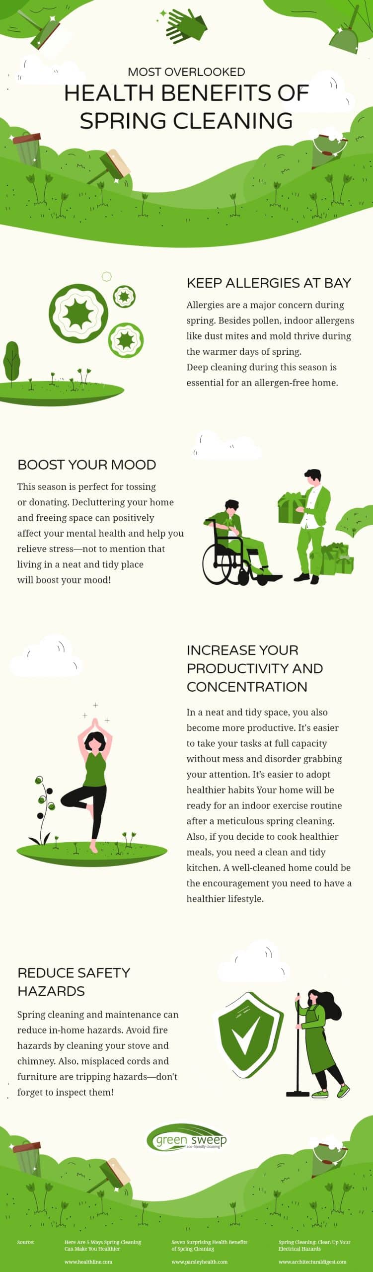 Health Benefits Of Spring Cleaning