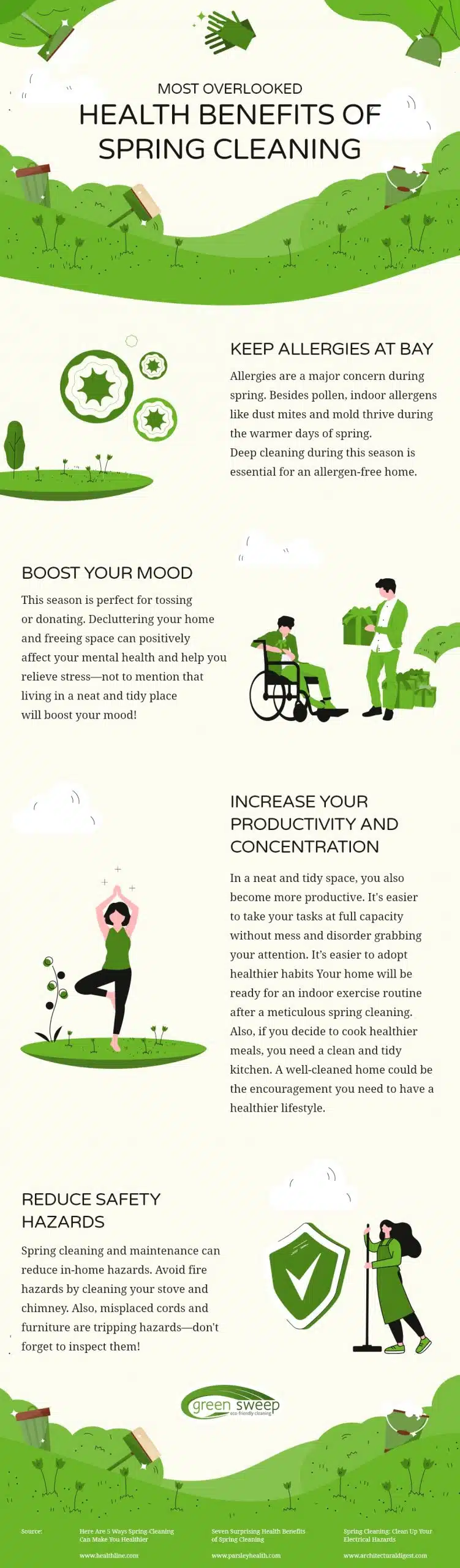 Health Benefits Of Spring Cleaning