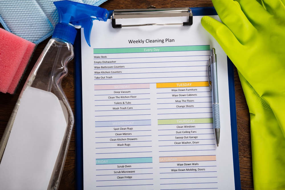 Crafting a Cleaning Schedule