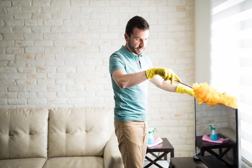 What not to do when cleaning a house