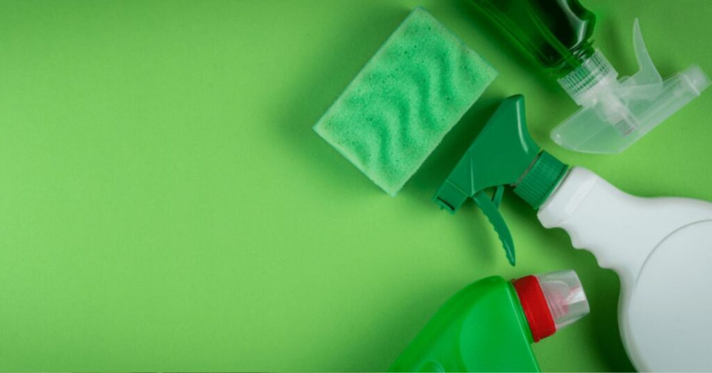 Eco-friendly cleaning routine