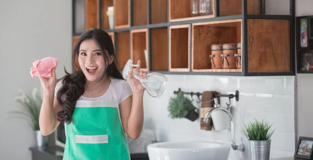 Albuquerque family relaxing in their fresh, eco-clean home after Green Sweep’s professional service