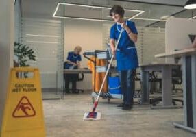 What are the benefits of having an office cleaner